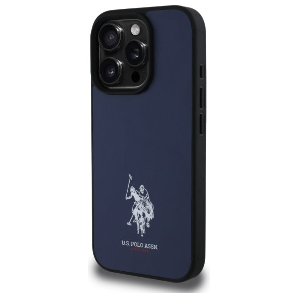US Polo USHCP15XPGEV iPhone 15 Pro Max 6.7" Navy læder broderet DH Farve