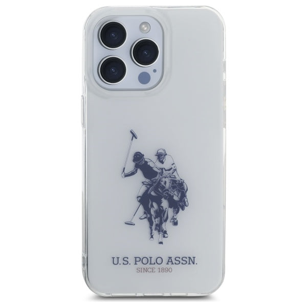 US Polo USHCP15XTPUHRBH iPhone 15 Pro Max 6.7" hvide skinnende store logo