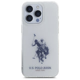 US Polo USHCP15XTPUHRBH iPhone 15 Pro Max 6.7" hvide skinnende store logo