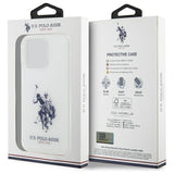 US Polo USHCP15XTPUHRBH iPhone 15 Pro Max 6.7" hvide skinnende store logo