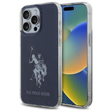 US Polo USHCP15XTPUHRBV iPhone 15 Pro Max 6.7" blå/blå Glansende stort logo