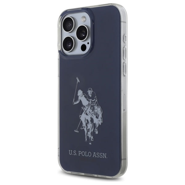 US Polo USHCP15XTPUHRBV iPhone 15 Pro Max 6.7" blå/blå Glansende stort logo