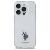 US Polo USHCP15XUSMT iPhone 15 Pro Max 6.7" Clear/Transparent IML Printed Double Horse Logo