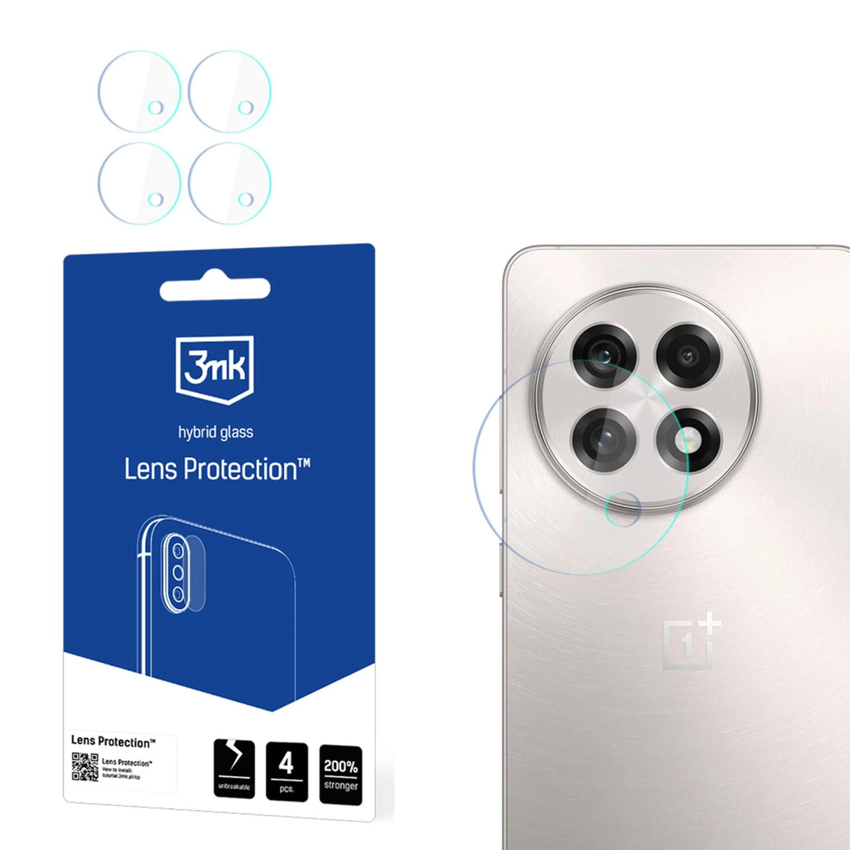 3mk Lens Protection Hybrid Camera Lens Glass til OnePlus 13R
