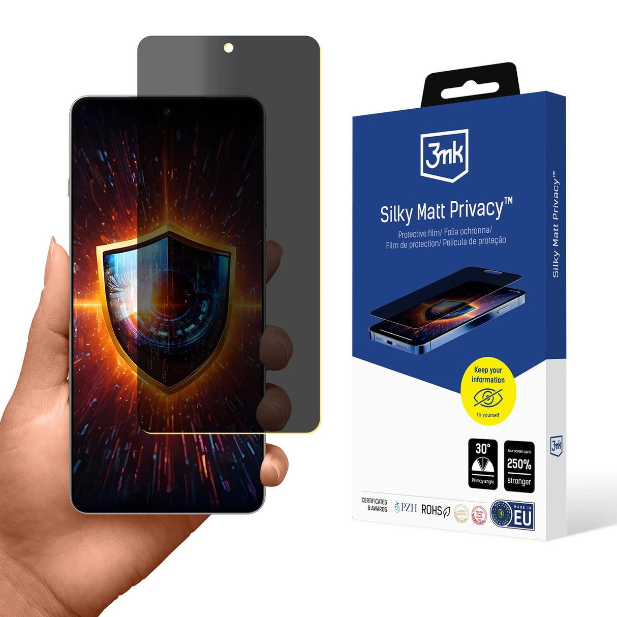 Privacy Film 3mk Silky Matt Privacy for OnePlus 13R