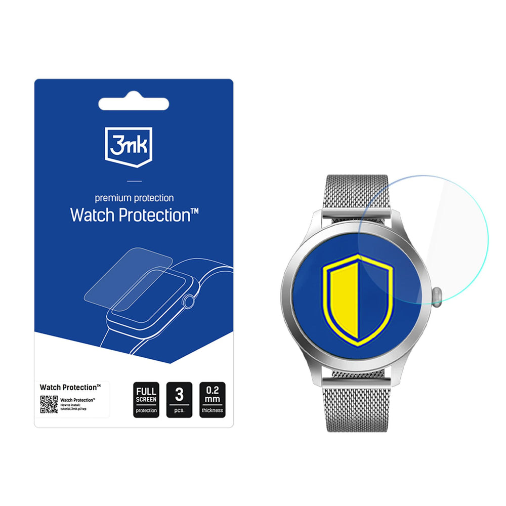 Smartwatch skærmbeskytter glas 3mk Watch Protection FlexibleGlass til Maxcom FW44