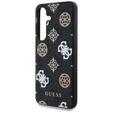 Guess 4G Printed Colored Peony Pattern MagSafe case til Samsung Galaxy S25 sort