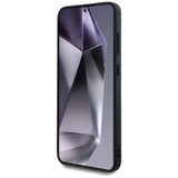 Guess 4G Round Patch Classic Logo MagSafe Case til Samsung Galaxy S25 Plus Brunt