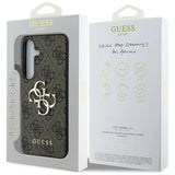 Guess Big 4G Logo Classic Logo Case til Samsung Galaxy S25 Brunt