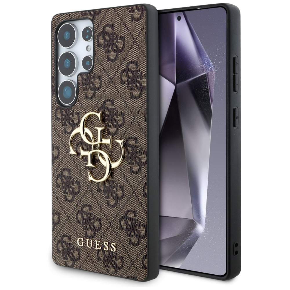 Guess Big 4G Logo Classic Logo Case til Samsung Galaxy S25 Ultra Brown