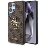Guess Big 4G Logo Classic Logo Case til Samsung Galaxy S25 Ultra Brown