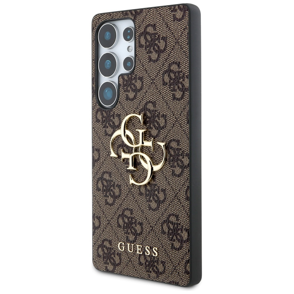 Guess Big 4G Logo Classic Logo Case til Samsung Galaxy S25 Ultra Brown