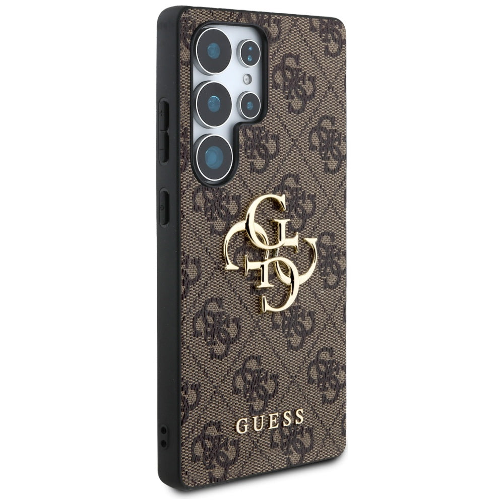 Guess Big 4G Logo Classic Logo Case til Samsung Galaxy S25 Ultra Brown