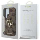 Guess Big 4G Logo Classic Logo Case til Samsung Galaxy S25 Ultra Brown