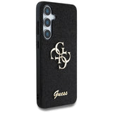 Guess Fixed Glitter Big 4G Metal Logo sag til Samsung Galaxy S25 sort