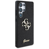 Guess Fixed Glitter Big 4G Metal Logo case til Samsung Galaxy S25 Ultra sort