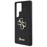 Guess Fixed Glitter Big 4G Metal Logo case til Samsung Galaxy S25 Ultra sort