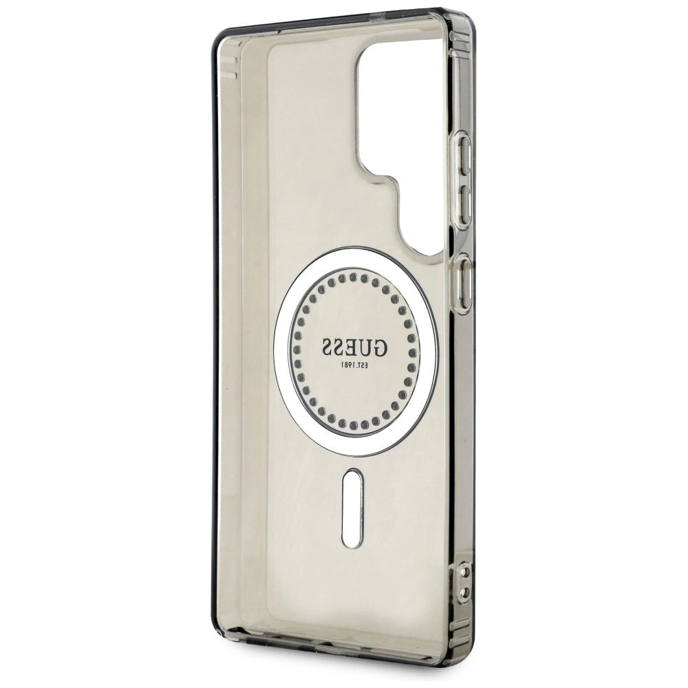 Guess Rhinestones Printed Classic Logo MagSafe Samsung Galaxy S25 Ultra case sort