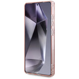 Guess Rhinestones Printed Classic Logo MagSafe Samsung Galaxy S25 Ultra Case Pink