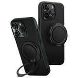 Uniq Keva Air iPhone 16 Pro 6.3" Magclick opladningsfodral sort/carbon sort