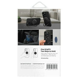 Uniq Gripfit Premium 360 Magnetisk Mount&Kickstand Magnetisk Holder sort/kulsort