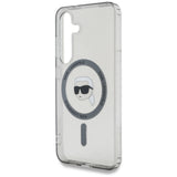 Case Karl Lagerfeld Button Karl Head Printed Logo MagSafe Samsung Galaxy S25 black