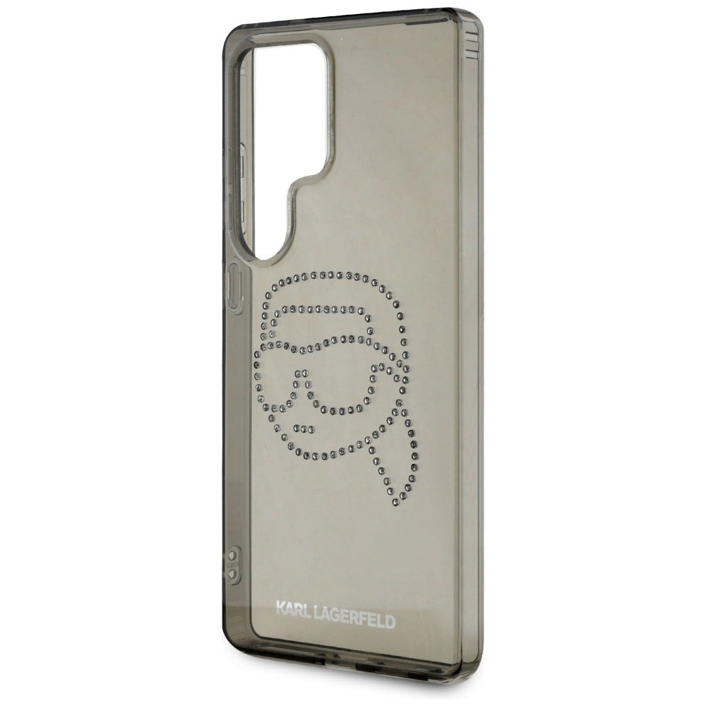 Case Karl Lagerfeld Rhinestones Karl Head Logo Samsung Galaxy S25 Ultra black