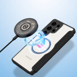 Dux Ducis Skin X Pro Case til Samsung Galaxy S25 Ultra med MagSafe og Wallet - sort