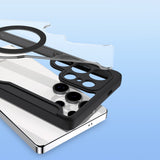 Dux Ducis Skin X Pro Case til Samsung Galaxy S25 Ultra med MagSafe og Wallet - sort