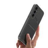 Dux Ducis Rafi II Case for Samsung Galaxy S25 with Stand and Wallet - Black