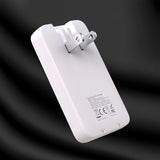 GaN Dudao A65Q 65W USB-A / USB-C PD Ultra-Thin Travel Wall Charger EU / USA - Hvid