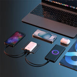 GaN Dudao A65Q 65W USB-A / USB-C PD Ultra-Thin Travel Wall Charger EU / USA - Hvid
