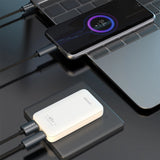 GaN Dudao A65Q 65W USB-A / USB-C PD Ultra-Thin Travel Wall Charger EU / USA - Hvid