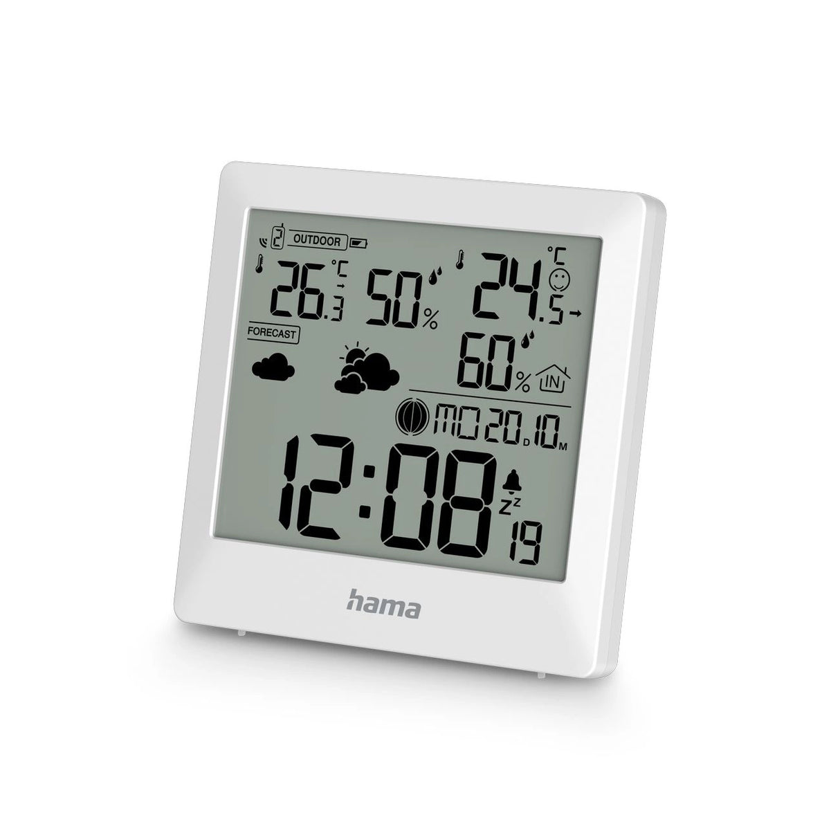 Termometer Hygrometer - Hvid