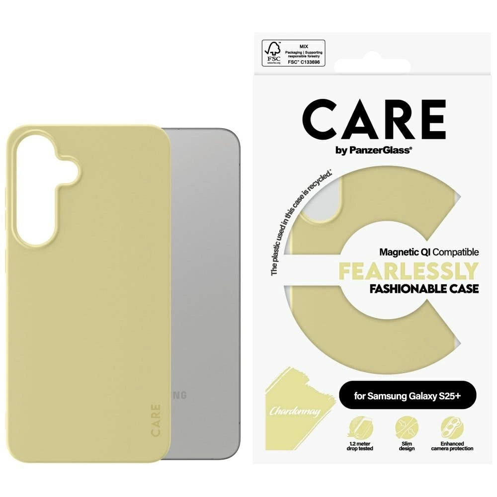 CARE af PanzerGlass Fashion QI Case til Samsung Galaxy S25+ - Purple