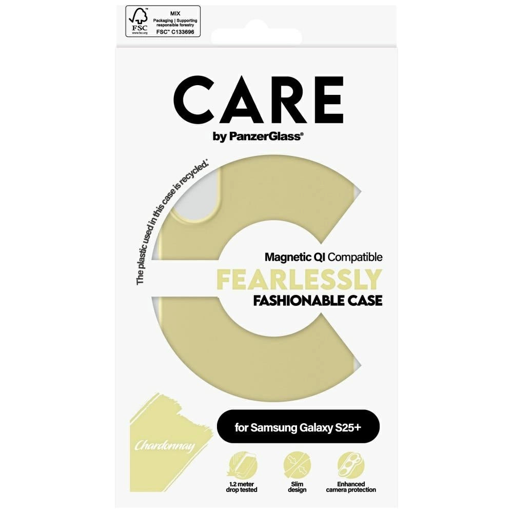 CARE af PanzerGlass Fashion QI Case til Samsung Galaxy S25+ - Purple