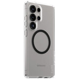 CARE af PanzerGlass Flagship Urban Combat Black QI Case til Samsung Galaxy S25 Ultra - Transparent