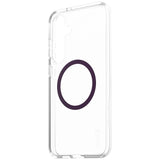 CARE af PanzerGlass Flagship Urban Combat Purple QI Case til Samsung Galaxy S25+ - Transparent