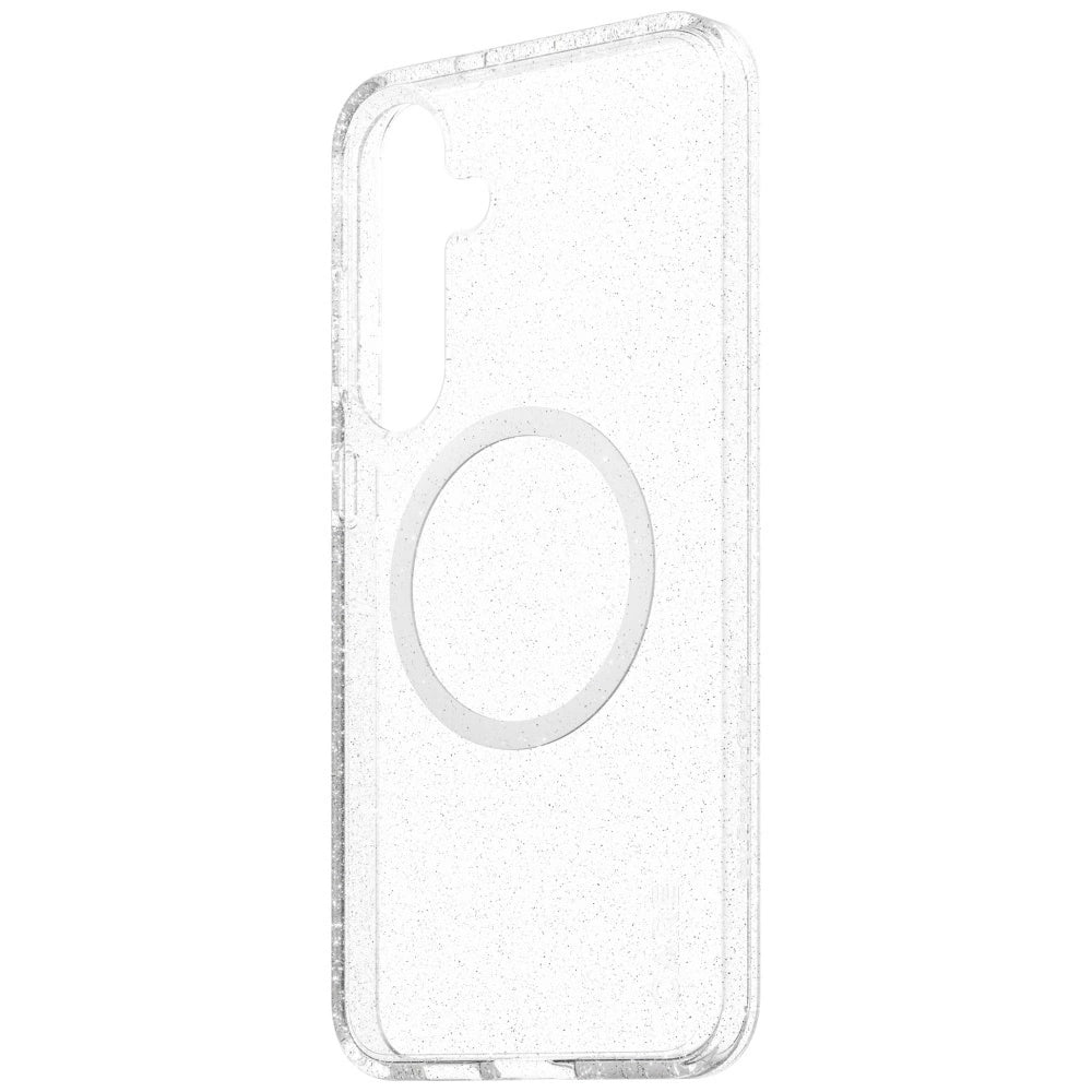 CARE af PanzerGlass Flagship Urban Combat StarLight White QI Case til Samsung Galaxy S25+ - Gennemsigtig