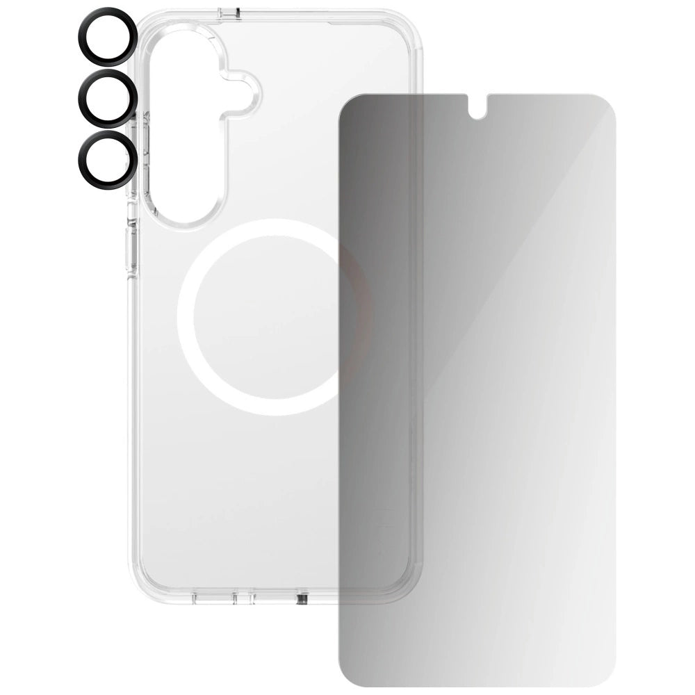 CARE af PanzerGlass Flagship 3in1 Case + Privacy Glass + Lens til Samsung Galaxy S25+