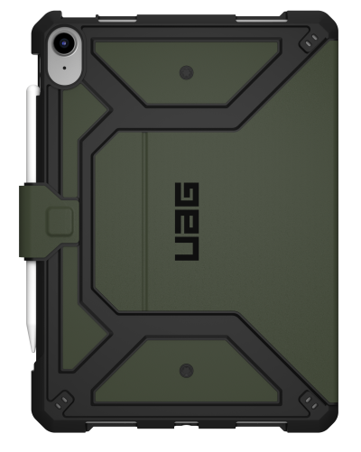 UAG Metropolis SE Case med Apple Pencil Holder til iPad 10.9" (10th Gen.) - Olive