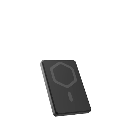 UAG Ultra Slim 5K 5000 mAh Powerbank med 10W Stand MagSafe Kompatibel USB-C Kabel - sort/grå