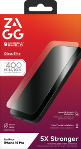 ZAGG InvisibleShield Glass Elite til iPhone 16 Pro