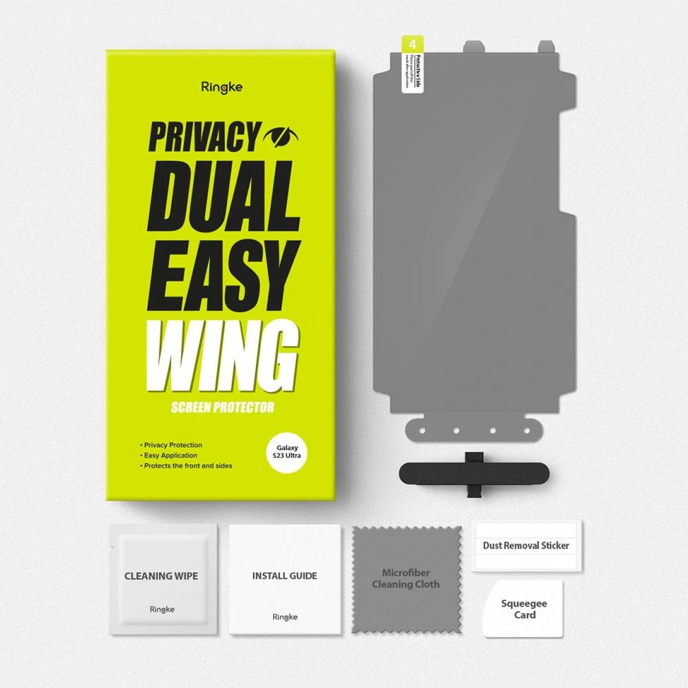 Ringke Dual Easy Privacy Screen Protector til Samsung Galaxy S23 Ultra