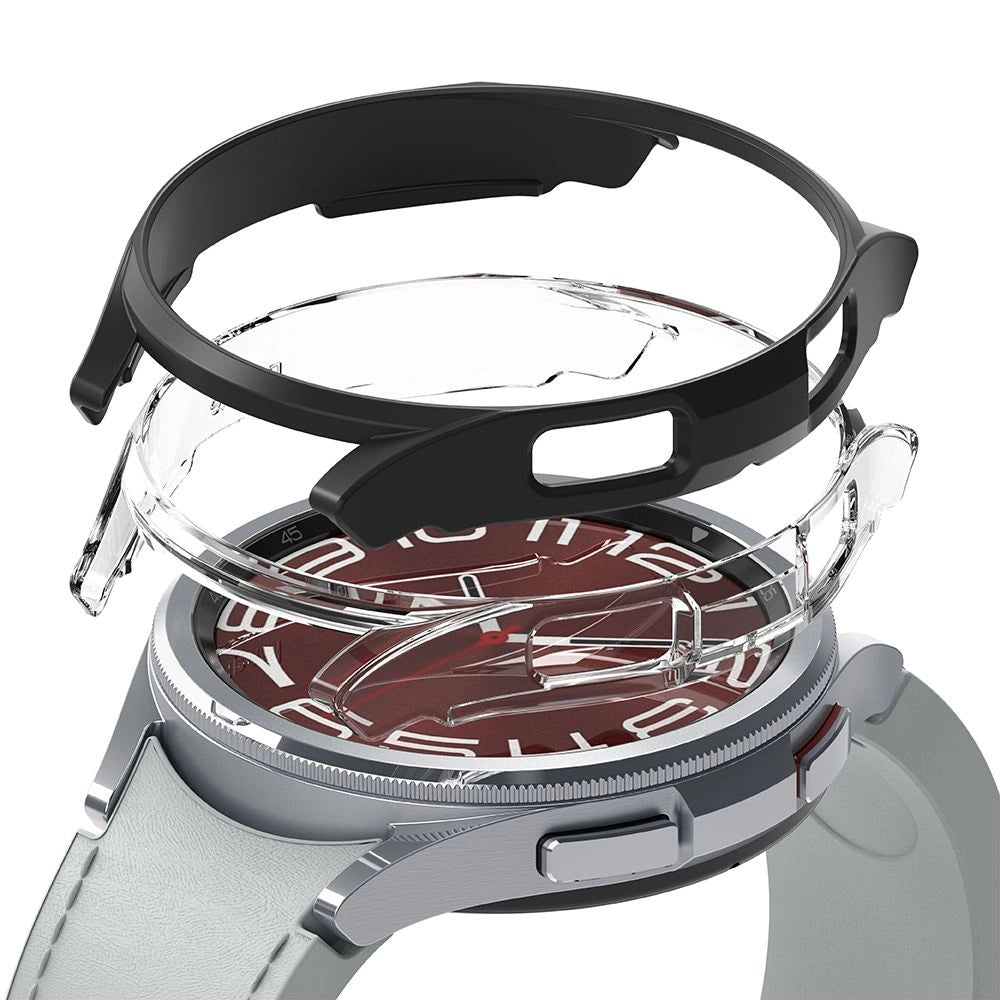 Ringke Slim 2-pack Case til Samsung Galaxy Watch 6 Classic 43mm - sort og klar