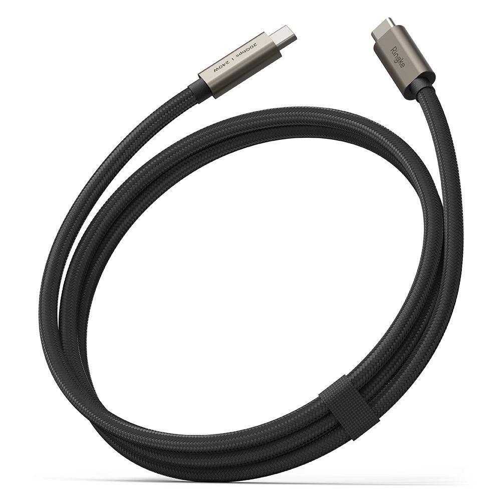 Ringke USB-C 3.2 Gen. PD240W Kabel 100 cm - sort