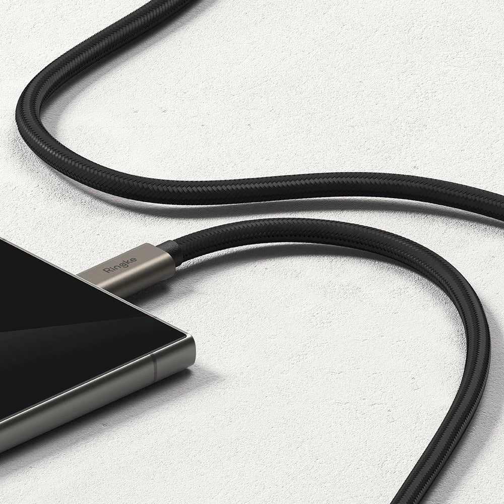 Ringke USB-C 3.2 Gen. PD240W Kabel 100 cm - sort