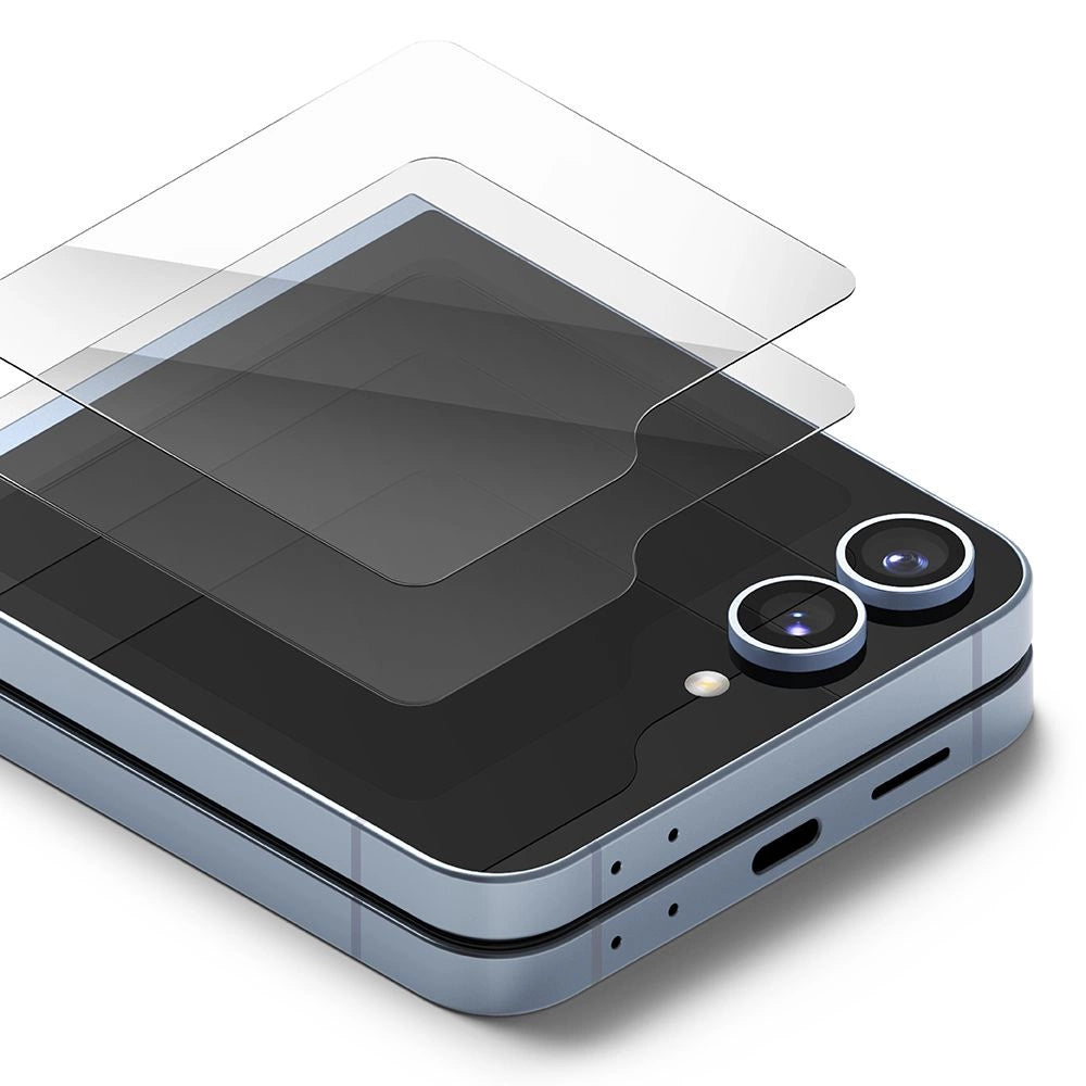 Ringke Cover Display Temperet Glas 2-pakke til Samsung Galaxy Z Flip 6