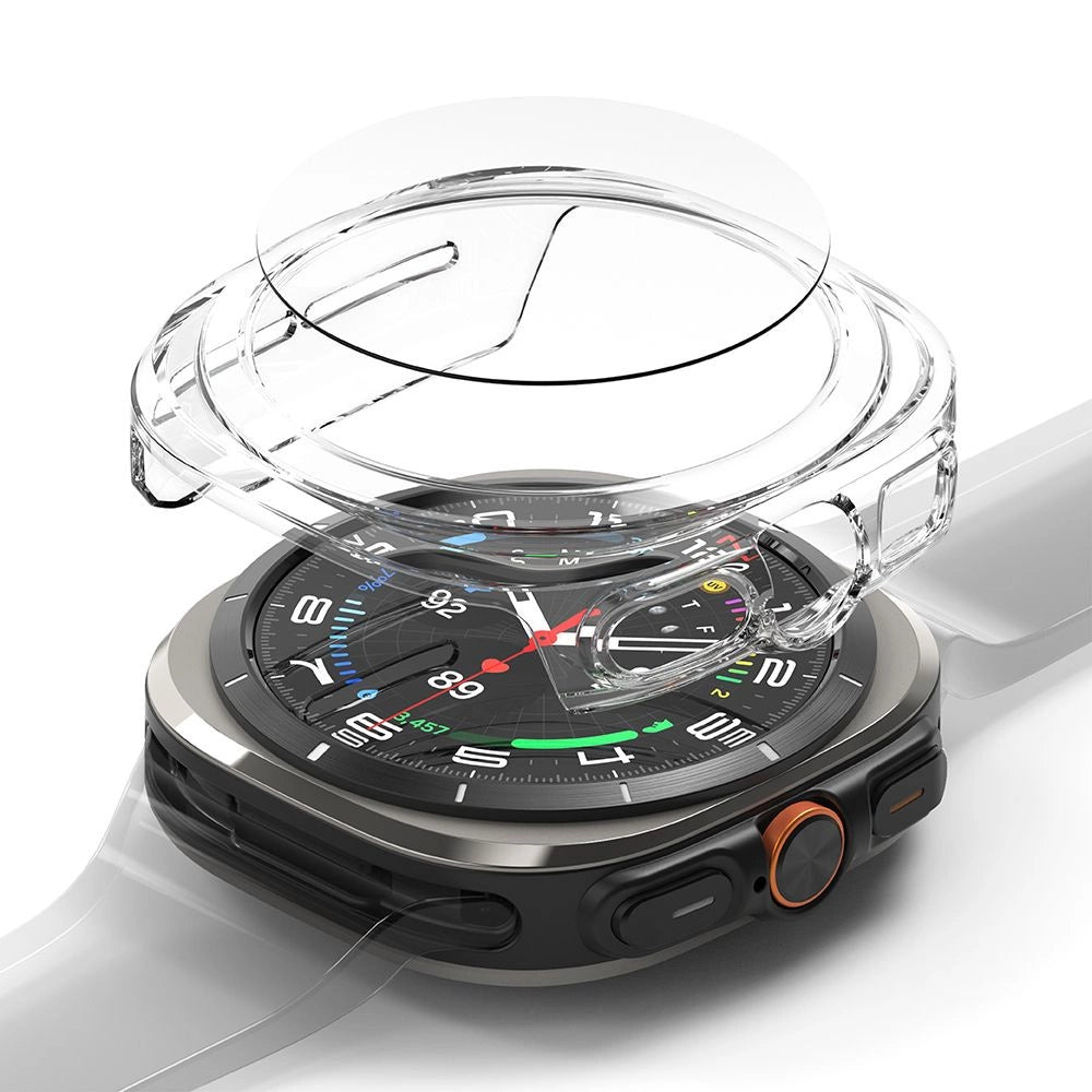 Ringke Slim & Hærdet glaskasse + Glasset til Samsung Galaxy Watch Ultra 47mm - Transparent
