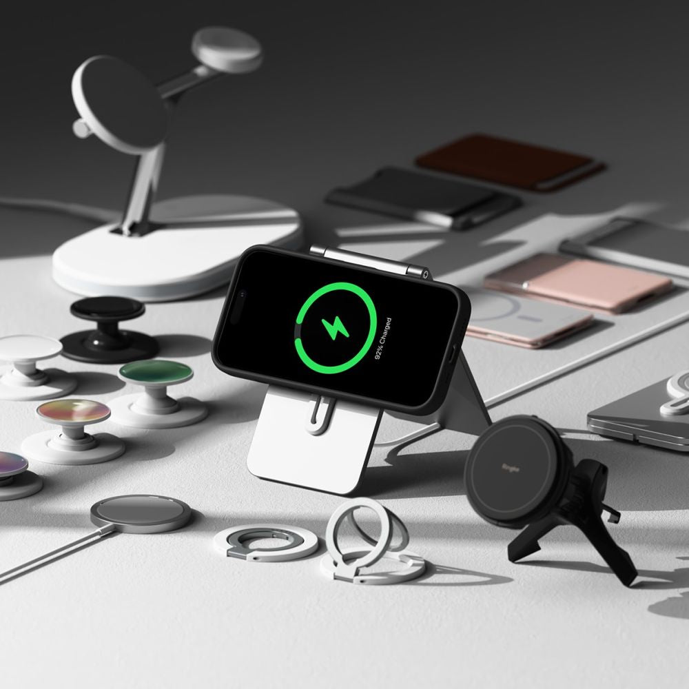 Ringke Silicone MagSafe iPhone 16 Pro Case - sort